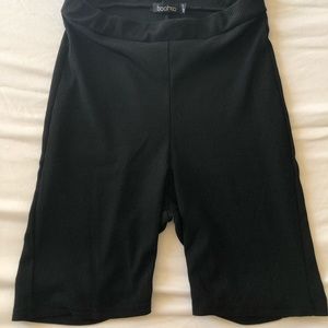Black biker shorts